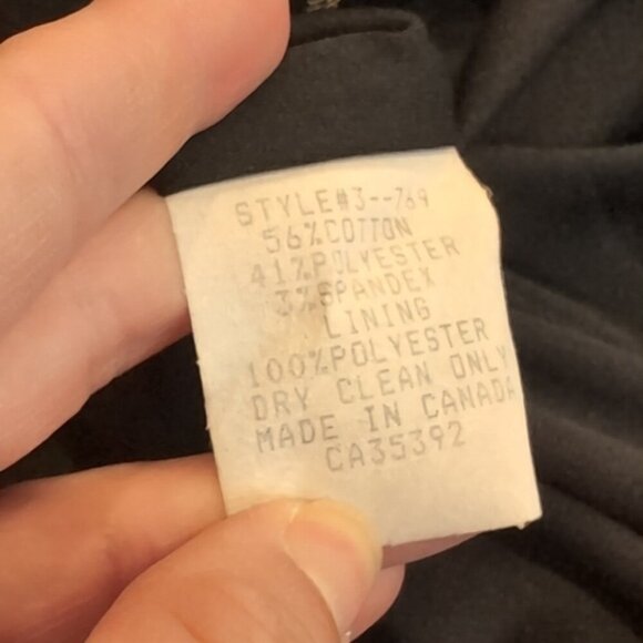 NEW Velika Designs Zip Front Pencil Skirt Plus Size 18 Black Made In Canada - Picture 11 of 11